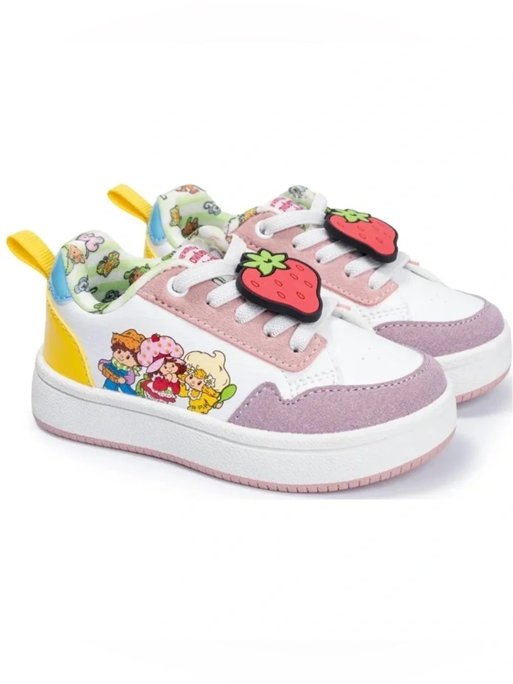 Strawberry Shortcake Girl Low Top Court Sneakers